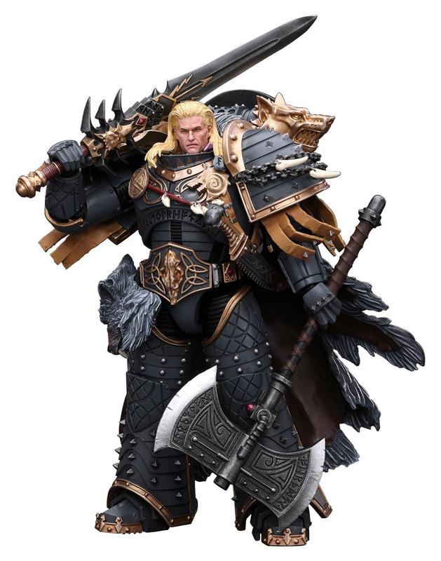 Boneco de Ação JOYTOY Warhammer 40K - Space Wolves Leman Russ